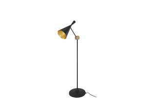 Tom Dixon�@�g���E�f�B�N�\���@�t���A���C�g�@�t���A�X�^���h�@BEAT FLOOR LED�i�r�[�g�t���ALED�j�@����1570mm�@�����@6.0W�@3000K�@�t�b�g�X�C�b�`�t���@���i�u���b�N�j�@LED�����@BEAT FLOOR LED BLACK