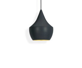 Tom Dixon　トム・ディクソン　ペンダントライト　BEAT FAT PENDANT LED（ビートファットペンダントLED）　調光　天井直付　定格光束800lm　8.0W　3000K　黒（ブラック）　LED内蔵　BEAT FAT PENDANT LED BLACK