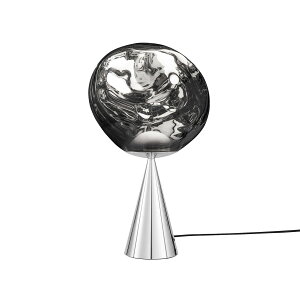 Tom Dixon�@�g���E�f�B�N�\���@�e�[�u�����C�g�@MELT CONE FAT TABLE SILVER�i�����g�R�[���t�@�b�g�e�[�u���V���o�[�j�@�����@6.0W�@�d���F�@�N���[���@LED�����@�R���Z���g�E�O�t�����X�C�b�`�t��