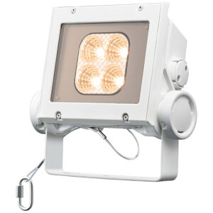 岩崎 LEDioc FLOOD NEO(レディオック フラッド ネオ) LED投光器 20クラス 美vid 中角タイプ 電球色(2700K)タイプ 本体色:ホワイト LED一体形 耐塩塗装 ECF2040M/VLSAN8/W ※受注生