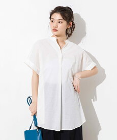 【OUTLET】【公式】[コレクト・バイ・ハンチ] Collect by Hunch 綿100% ローン バックシャン スキッパー チュニック レディース