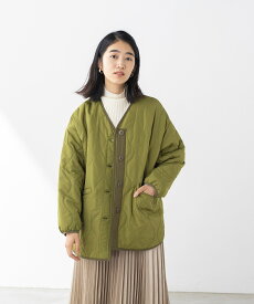 【OUTLET】【公式】[コレクト・バイ・ハンチ] Collect by Hunch 無地 キルティングコート | レディース アウター ジャケット 中綿 ミリタリー 上品 きれい カジュアル 通勤 おしゃれ 大人