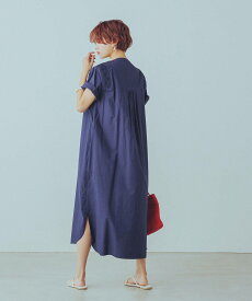 【OUTLET】【公式】[コレクト・バイ・ハンチ] Collect by Hunch 【MADE IN INDIA】ふんわり可愛いレース仕様、シャツワンピース レディース
