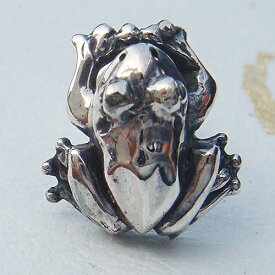 カエルピアス其の弐 かえる 蛙 耳飾り シルバーアクセサリー 動物モチーフ SILVER925 女性 男性 プレゼント ギフト対応 レディース メンズ 大人 可愛い かわいい 誕生日 オシャレ 贈り物