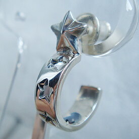 星ピアス ほしピアス ホシ 天体 スター star 耳飾り フープ シルバーアクセサリー SILVER925 女性 男性 プレゼント ギフト対応 レディース メンズ 大人 可愛い かわいい 誕生日 オシャレ 贈り物