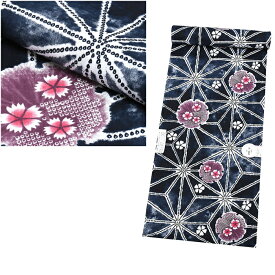 【50】 ※未仕立て【綿100％】耳あり 浴衣 反物 レディース 高級ゆかた反物【夏祭り】花火 ゆかた 大胆 浜松織物 本耳 小巾 教材 日本製【メール便不可】ytn-498（3）