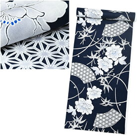 ※未仕立て 【 綿100％ 】 浴衣 反物 日本製 レディース ゆかた反物 【 夏祭り 】 花火 ゆかた 大胆 浜松織物 小巾 教材 ゆかた生地 教材浴衣 反物 販売 家庭科 被服 学生【メール便不可】ytn-556（1）