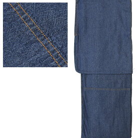 【数量限定】単衣 デニム着物 着物単品【M／L】プレタデニム着物 カジュアル 普段着 着付け 仕立上り 着物 洗える着物 レディース 単衣 【メール便・ネコポス便不可】hppk653（2-2）hs-neko-02