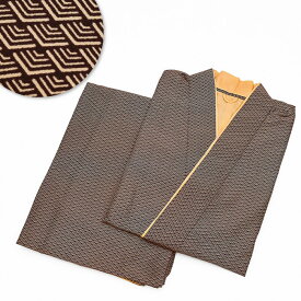 【10】 8800 冬物【二部式着物】洗える着物【F/Lサイズ】制服 小紋 普段着 着物 二部式【夏以外】菱青海波 江戸小紋 Mサイズ Lサイズ【メール便不可】nibu425（2）