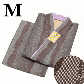 【10】8800 冬物【二部式着物】洗える着物【Mサイズ】制服 小紋 普段着 着物 二部式 よろけ 縞柄 江戸小紋【夏以外】M【メール便不可】nibu477（3）