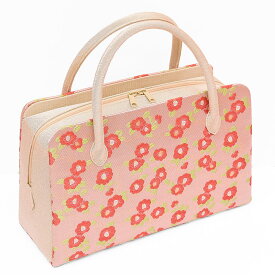 【ワゴンセール】12800【金襴】利休バッグ　和装バッグ　★マチあり★　京都製【日本製】江戸小紋　金襴生地　礼装　訪問着　附下　小紋　紬　色無地　入学　卒業　結婚　普段着　bag774（3）