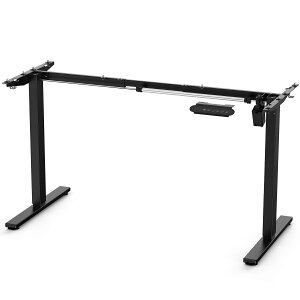 電動昇降デスク用フレーム メモリ機能付き スタンディングデスク 幅95~160cmx奥行き45cm~65cmの天板に対応 電動で上下昇降するデスク専用フレーム 電動 昇降式デスク 上下自動昇降高さ70-115cm 耐