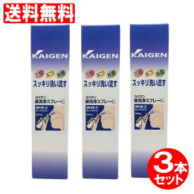 【P最大13倍★お買い物マラソン】カイゲン鼻洗浄スプレー 3本セット　600ml（200ml×3本） 点鼻 ミントタイプ 【花粉】【ほこり】【雑菌】鼻用洗浄器 ラフェルサ 送料無料