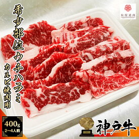 《A5等級メス牛》 神戸牛 希少部位ウチハラミ 焼肉用 400g(200g×2パック) 2~4名様用 ハラミ カルビ【 家庭用 グルメ ギフト 牛肉 国産牛 贈り物 残暑見舞 パーティー お祝い 誕生日 お土産 プレゼント 敬老の日 お歳暮 御歳暮 お中元 御中元 神戸ビーフ 】