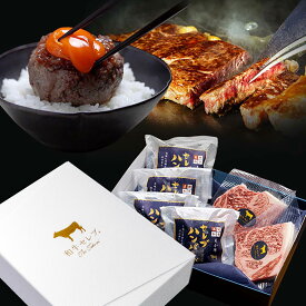 肉 ギフト ステーキ セレブすぎるハンバーグ 100g ＆ 国産牛 黒毛和牛 サーロイン ステーキ 100g ハンバーグ 和牛 サーロイン 黒毛和牛 内祝い 誕生日 プレゼント お取り寄せ グルメ あか牛 国産 牛肉 食べ比べ 贈り物 お返し 冷凍 和牛セレブ お中元 暑中見舞い 残暑見舞い