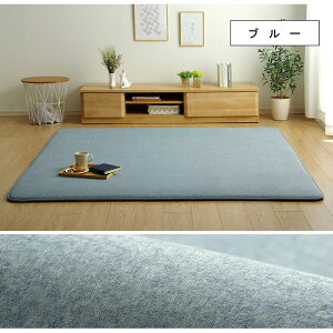 �ӂ�����~�� ���O �J�[�y�b�g �����~�z�c ���n�ySARARI�z�����` �����` 2�T�C�Y�W�J 185×185cm/185×240cm �u���[ �x�[�W�� �O���[ �z�b�g�J�[�y�b�g�Ή� ���g�[�Ή�