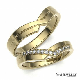 選べる金種K18YG/K18PG 結婚指輪 マリッジリング ペアリング 2本セット ゴールドk18yg 高品質ダイヤモンド 贈り物 シンプル 自社国内で大切に丁寧にお創り致します。【送料無料】 母の日 父の日 ペアギフト