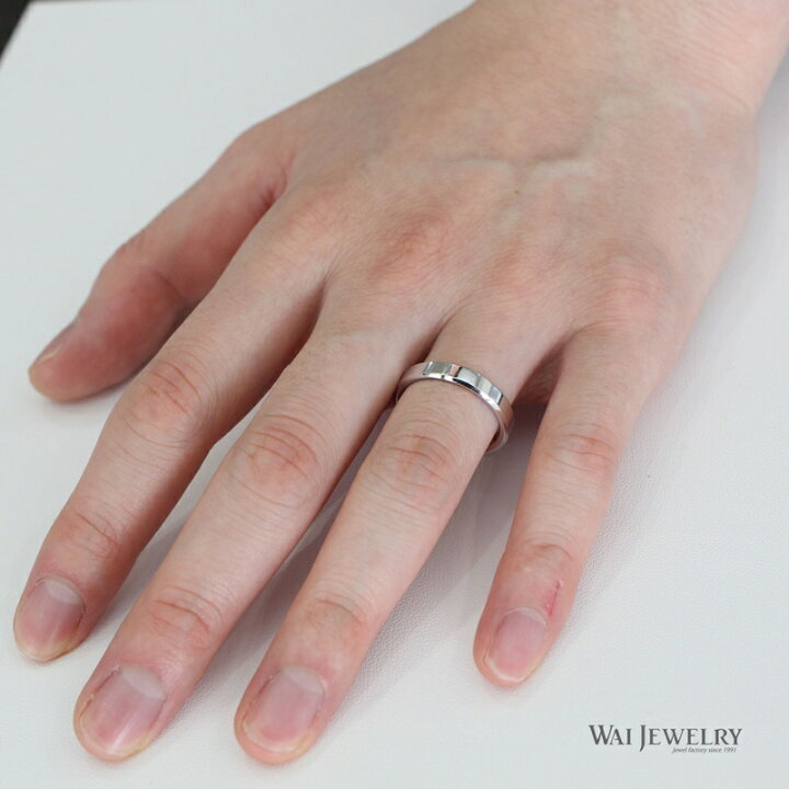 楽天市場】プラチナリング太め 結婚指輪 Pt900プラチナ 5号-27号対応 