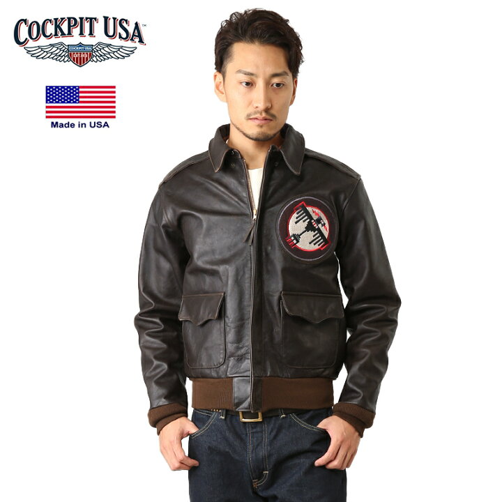 楽天市場】Cockpit USA コックピット Tokyo Raiders A-2フライト 