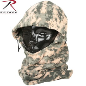 クーポンで最大15%OFF★【あす楽】ROTHCO ロスコ 4WAY ポーラフリースフードウォーマー DIGITAL CAMO 【ミリタリーキャップ】【ネックウォーマー】【5586-DC】/ ミリタリー ギフト【T】