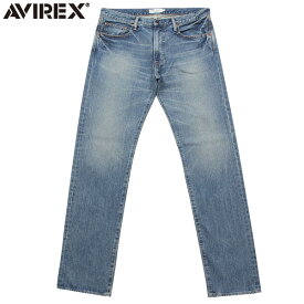 AVIREX/アビレックス TYPE BLUE “CHUCK” NARROW FIT デニムパンツ W/USED WASH 【6136047-083】 /【クーポン対象外】ミリタリー 春【T】