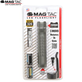 クーポンで最大18%OFF★MAGLITE/マグライト MAG-TAC マグタック 2-CELL CR123 LED クラウンベゼル URBAN GREY 【タクティカルシリーズ】/ ミリタリー【T】