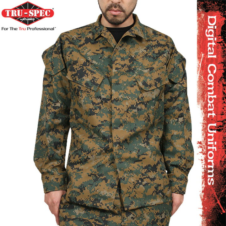 楽天市場 あす楽 30 Off大特価 Tru Spec トゥルースペック 米海兵隊 U S M C Digital Combat ジャケット Marpat Woodland Digital ミリタリージャケット コンバットジャケット 1928 Wip クーポン対象外 Px ミリタリー 秋 冬 服 男性 春