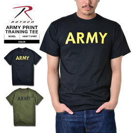 クーポンで15%OFF★ROTHCO ロスコ ARMY トレーニング用Tシャツ/ ミリタリー 春【T】｜｜トップス シャツ ミリタリー 春