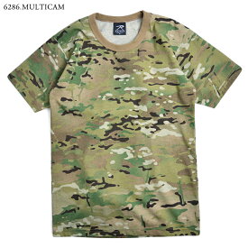 クーポンで最大18%OFF★ROTHCO ロスコ 6286 MULTICAM トレーニング用Tシャツ/ミリタリー 春【T】