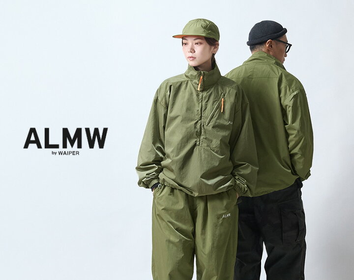 楽天市場】【最短即日発送】ALMW by WAIPER WILA-NPO NYLON HALF ZIP 