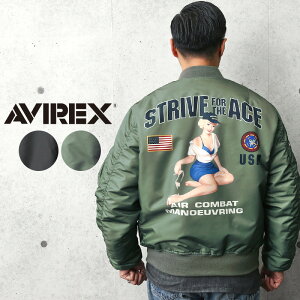 AVIREX アビレックス 6102168 MA-1 フライトジャケット VF-24 ピンナップガール【クーポン対象外】