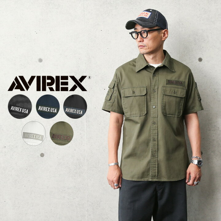 楽天市場 Avirex アビレックス S S Fatigue カーキ シャツ クーポン対象外 T Waiper楽天市場店
