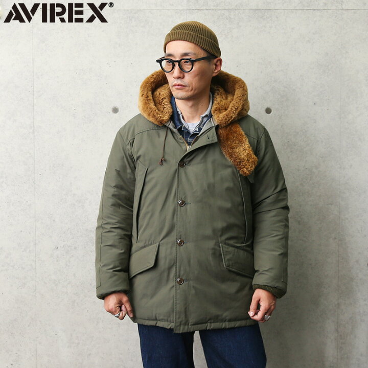 楽天市場】AVIREX アビレックス 6192159 B-9 ダウンジャケット  