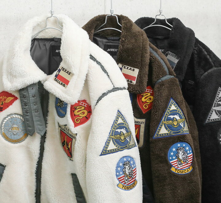 楽天市場】AVIREX アビレックス 6112177 TOP GUN RETRO BOA B-3 