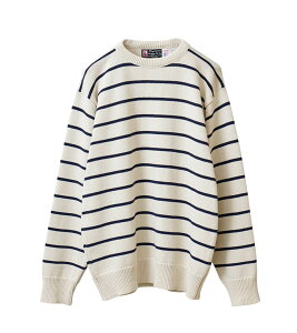 �y�ŒZ���������z��Binghamton Knitting Company �r���K���g�� �j�b�e�B���O�J���p�j�[ 19717 Striped Crew Pullover �X�g���C�v �N���[ �v���I�[�o�[�yT�z�y�N�[�|���ΏۊO�z�b�����Y �g�b�v�X �傫���T�C