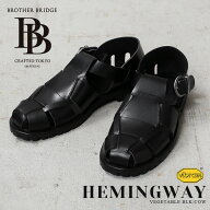 【最短即日発送】BROTHER BRIDGE ブラザーブリッジ R011 HEMINGWAY VEGETABLE BLK / COW ヘミングウェイ …