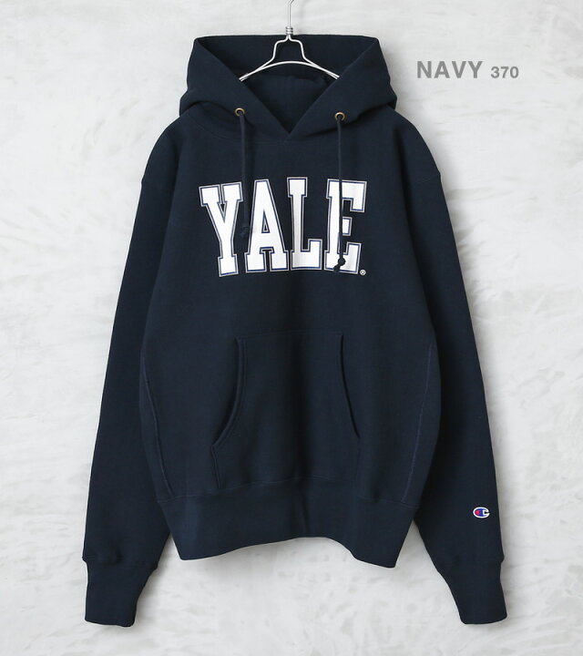 REVERSE WEAVE YALE フーディー カレッジロゴ パッチ ワッペン