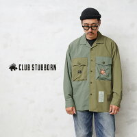 CLUB STUBBORN クラブスタボーン リップストップ L/S スーベニアシャツ 2.0