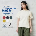 【最短即日発送】クーポンで最大18%OFF★Good On グッドオン GOST-2108 KULUKULU S/S Tシャツ レディース 日本製【Sx】【T】｜トップス カットオフ 半袖 無地 デザイン カジュアル 染め かわいい おしゃれ ブランド