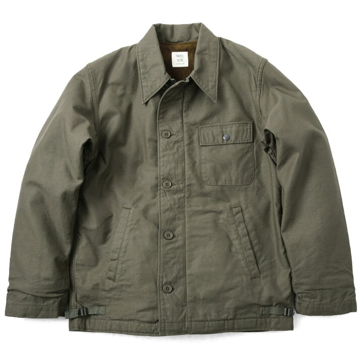 楽天市場】HOUSTON ヒューストン 5687 U.S.NAVY A-2 デッキジャケット 