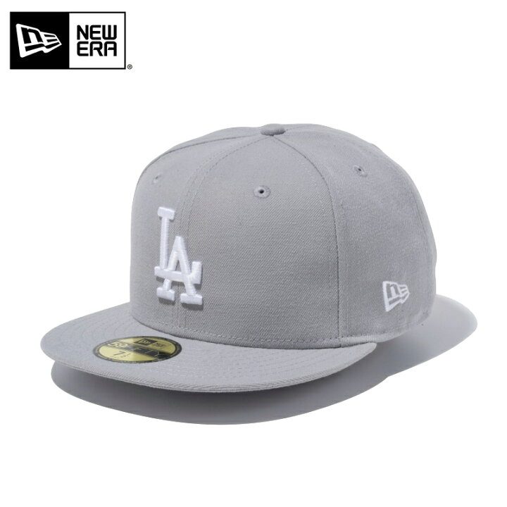 メーカー取次 NEW ERA ニューエラ 59FIFTY MLB ロサンゼルス・ドジャース グレーXホワイト 14525219 キャップ クーポン対象外 R カスタム59FIFTY ベースボールキャップ 帽子 メンズファッション アメカジ ストリート コーデ WAIPER店