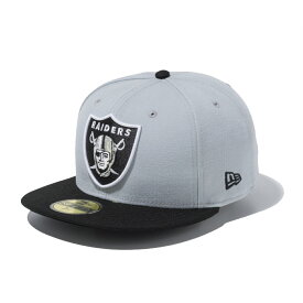 今なら10%OFF☆【メーカー取次】NEW ERA ニューエラ 59FIFTY NFL レイダース スノーグレーXブラック 13562256 キャップ【クーポン対象外】【T】