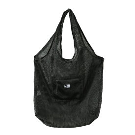 【あす楽】NEW ERA ニューエラ 13518001 ECO TOTE BAG 22L パッカブル メッシュエコバッグ【クーポン対象外】【T】 ｜メンズ レディース 折りたたみ 大容量 コンパクト 網目 軽量 軽い トートバッグ 黒 ブラック ブランド おしゃれ《WAIPER》メンズ ミリタリー