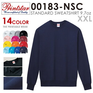 �N�[�|����15%OFF���y���[�J�[�掟�zPRINTSTAR �v�����g�X�^�[ 00183-NSC 9.7oz �X�^���_�[�h�g���[�i�[ XXL�yT�z�b�b�g�b�v�X �V���c �~���^���[ �t