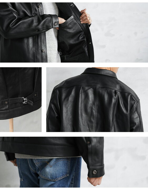 楽天市場】Schott ショット SHEEP LEATHER 1st T-BACK トラッカー  