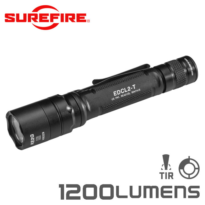 楽天市場】SUREFIRE シュアファイア EDCL2-T Dual-Output Everyday 