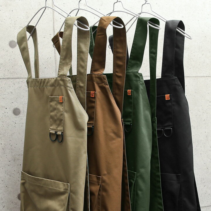 22SS kaval カヴァル Linen Oxford Sarrouel Overall エプロン 