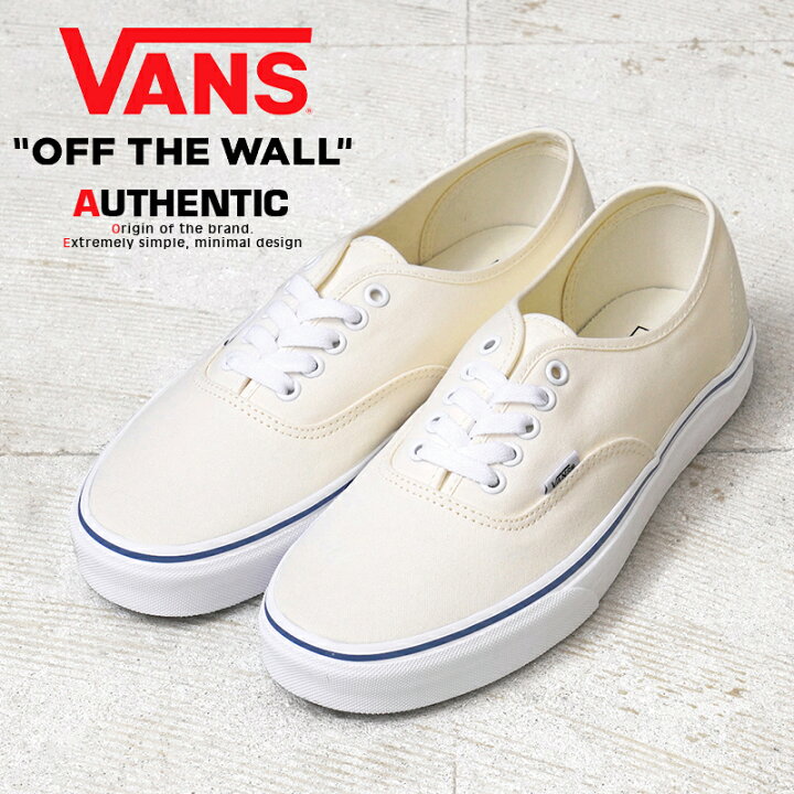 楽天市場】【最短即日発送】VANS ヴァンズ VN000EE3WHT AUTHENTIC 