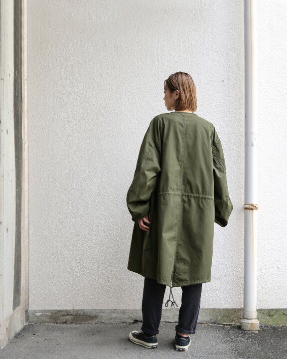 GRIS グリコートmilitary coat L 135-150