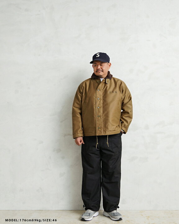 楽天市場】WAIPER.inc 忠実復刻 米軍 U.S.NAVY N-1 デッキジャケット 